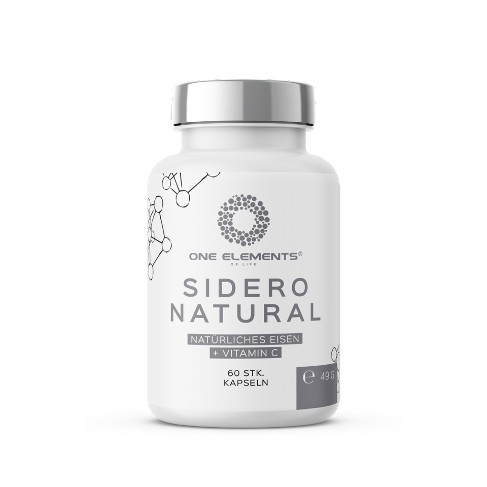 Sidero Natural® (Natürliches Eisen & Vitamin C)
